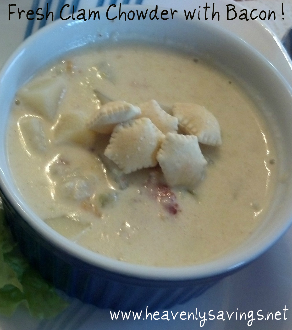 The Best Homemade Clam Chowder With Bacon!