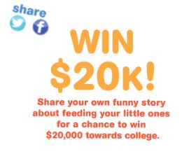 Trying To Feed Your Child Can Be A Production – Share Your Funny Feeding Story For A Chance To Win $20,000 Towards Your Child’s Education!