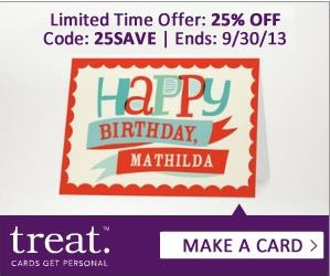 Grandparent’s Day Is Right Around The Corner! Customize Your Own Card With Treat For 25% OFF!