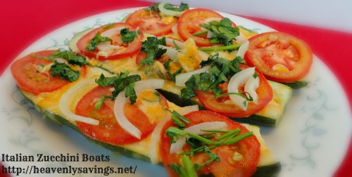 Italian Zucchini Boats Recipe! #recipe #cooking #dinner