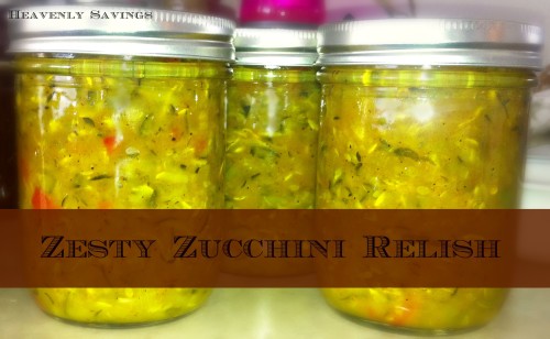 Canned – Zucchini Relish