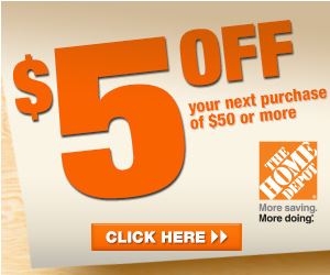Head Over to Home Depot to Grab Your $5 OFF Home Depot Coupon!