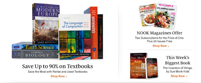 90% Off Textbooks at Barnes & Noble