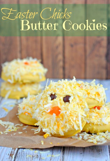 Easter Chicks Butter Cookies