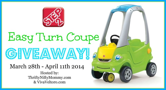Step2 Easy Turn Coupe Giveaway
