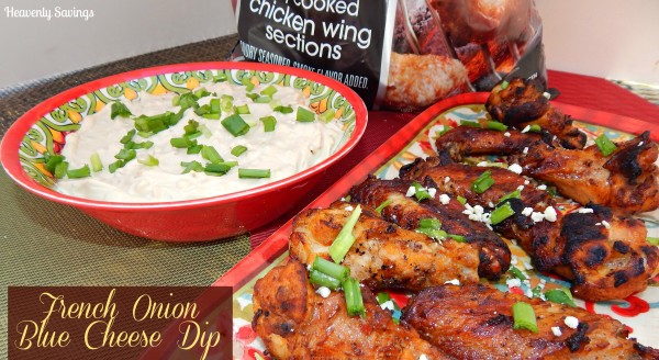 #ad Grilling Made Easy With Tyson Grillin’ Wings + French Onion Blue Cheese Dip Recipe  #whatsgrillin #cbias