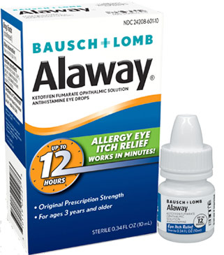 Save $2 on Alaway Antihistamine Eye Drops