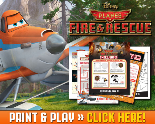 PLANES: FIRE & RESCUE Print & Play Activities!