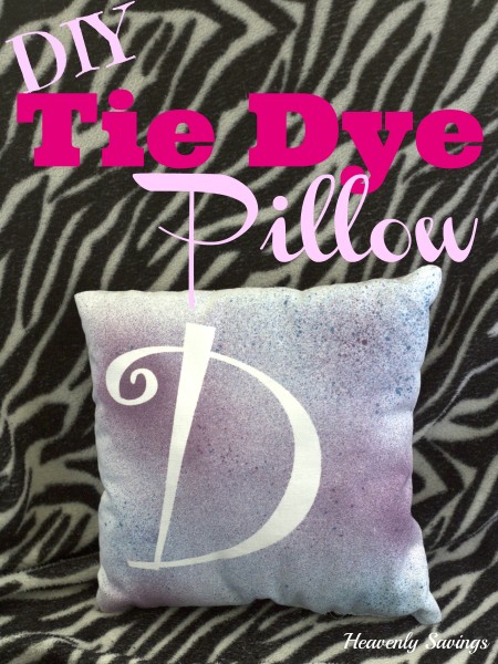 DIY Tie Dye Pillow