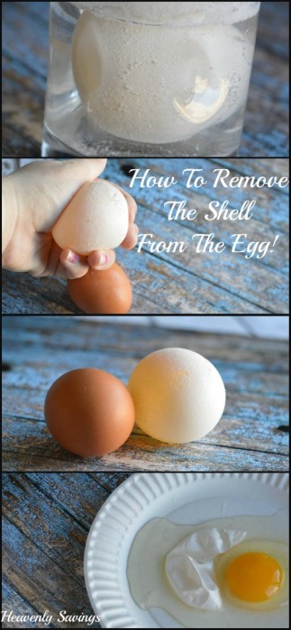 Rubber Egg – How To Remove The Shell From The Egg