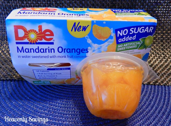 DOLE No Sugar Added Fruit Bowls Review & Giveaway!
