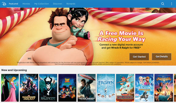 DISNEY MOVIES ANYWHERE TO ANDROID DEVICES