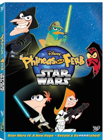 Phineas and Ferb: Star Wars on DVD Now‏