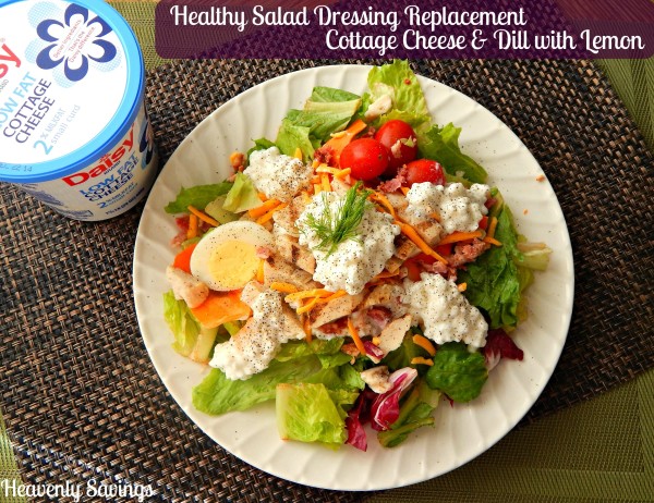 Healthy Salad Dressing Replacement + Recipe with Daisy Brand Cottage Cheese! #DaisyCottageCheese #DaisyDifference