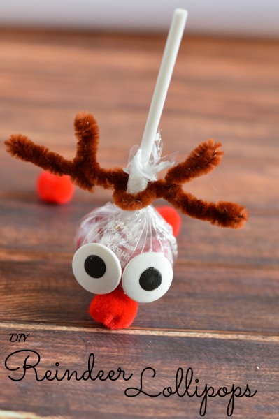 DIY Reindeer Lollipops