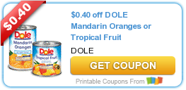 New Coupons – DOLE Fruit, DVDs, Sister Schubert and more!