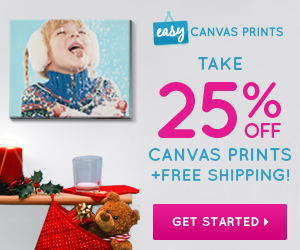 Get 50% off Sitewide + Free Shipping at EasyCanvasPrints.com