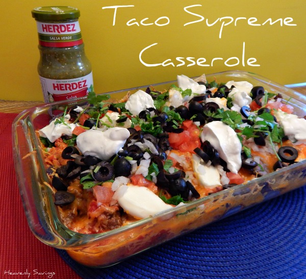 Celebrate Dia del Nino with a Taco Supreme Casserole!