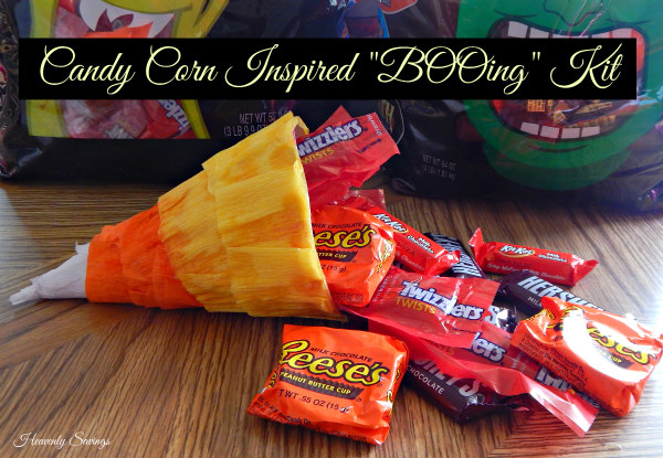 Candy Corn Inspired “BOOing” Kit with Hershey!