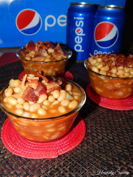 Slow Cooker Pepsi™ Baked Beans! #GameDayGlory